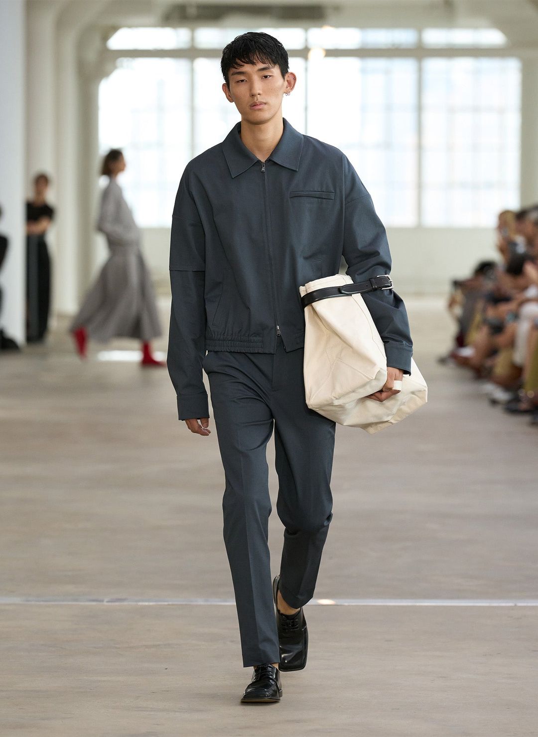 Oliver Cotton Stretch Tricotine Bomber