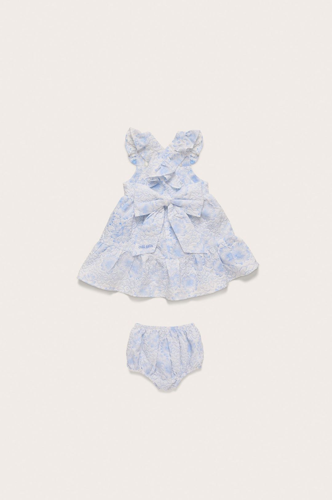 BABY AUBREE DRESS & BLOOMER - COASTAL FLORAL PRINT #6