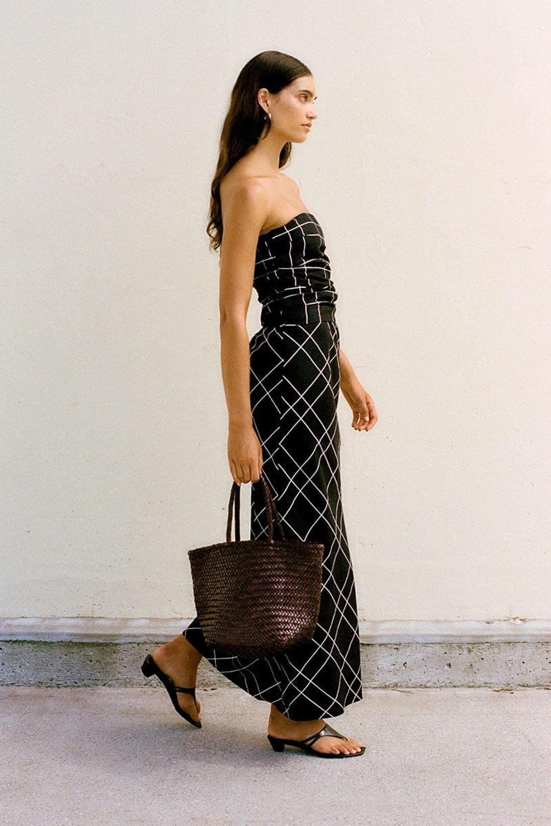 Dalicenca Skirt Letizia Check Black