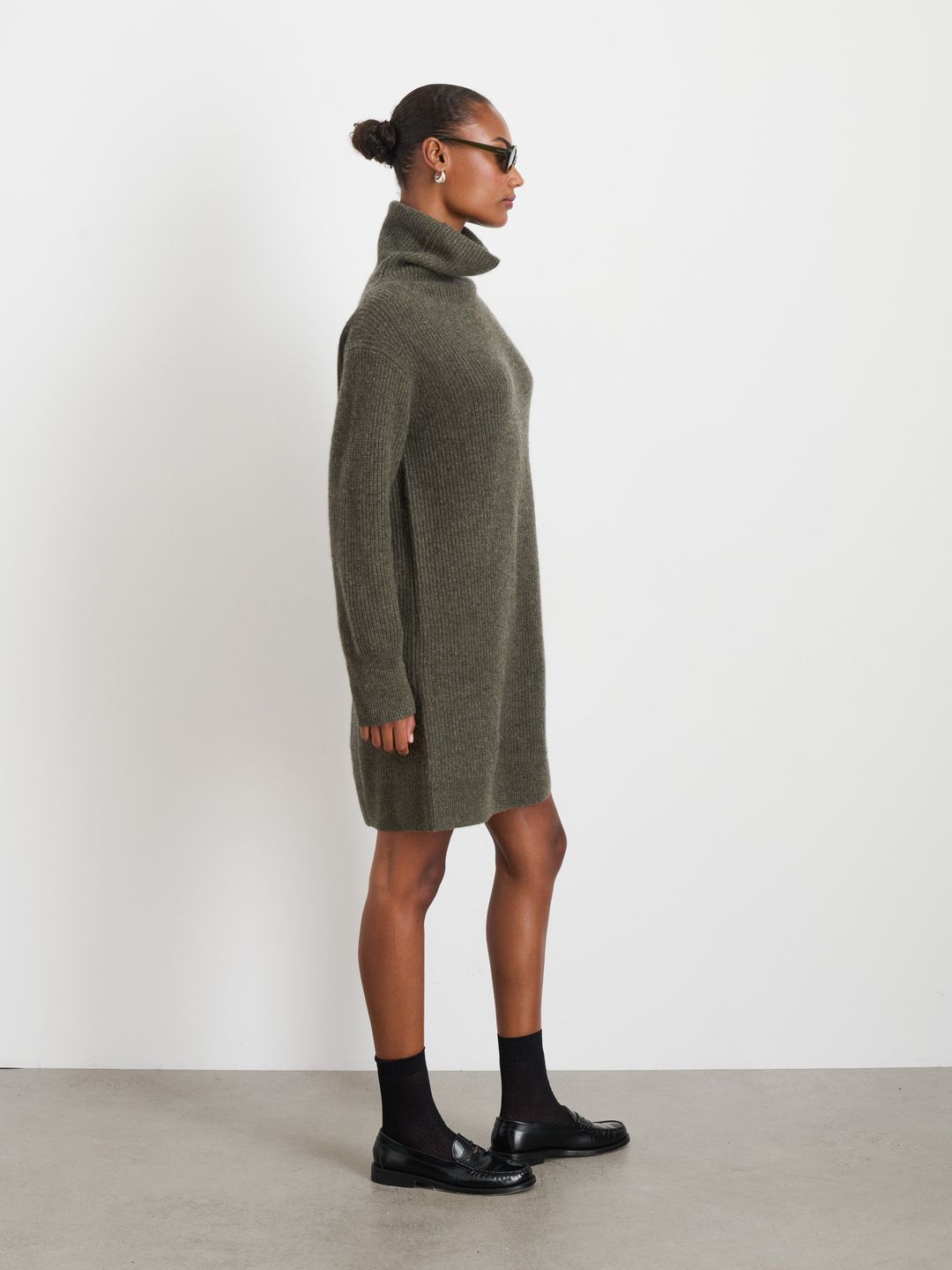Simone Sweater Dress In Cashmere #4