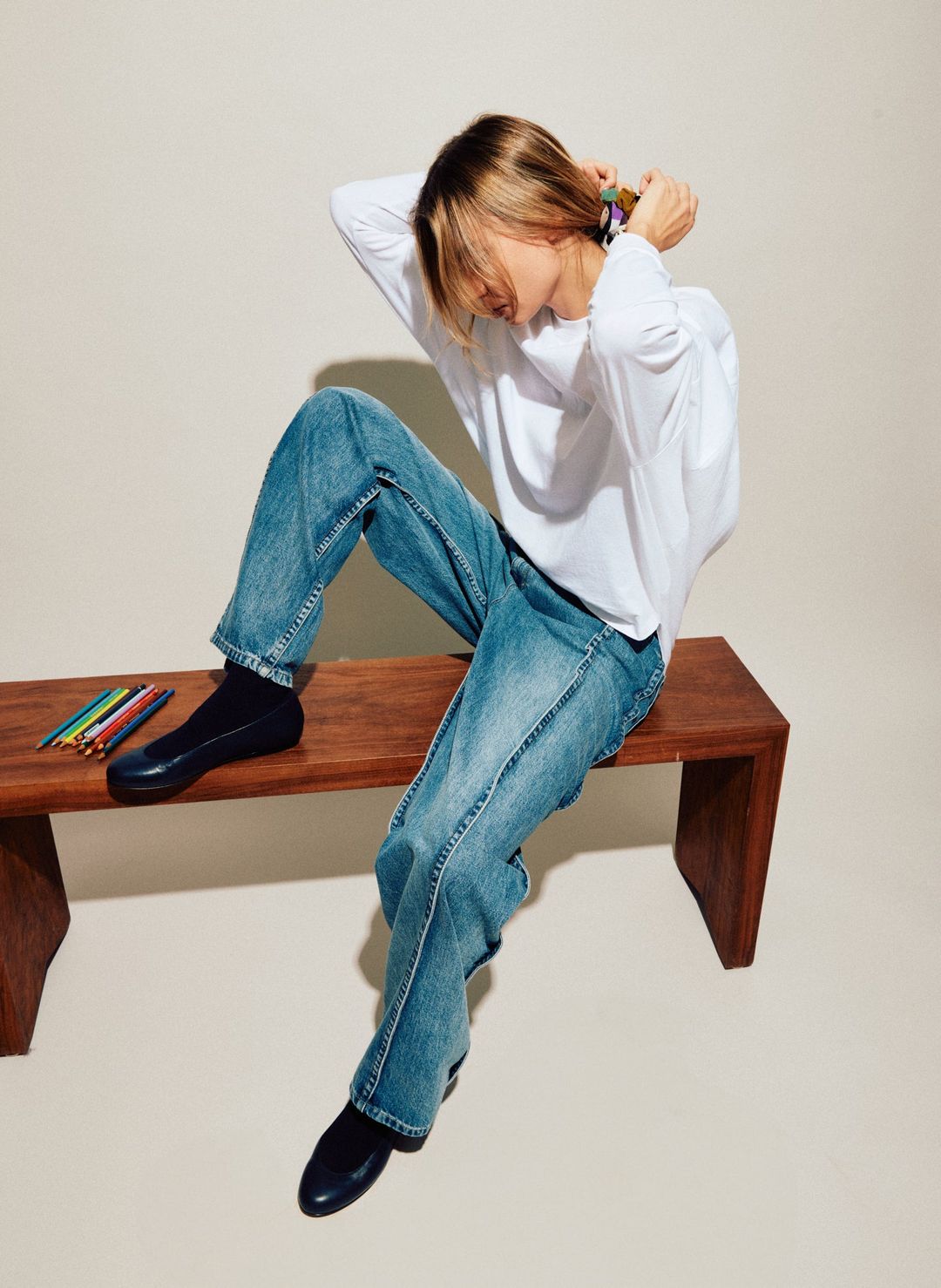 Spring Denim Tuck Jean #4