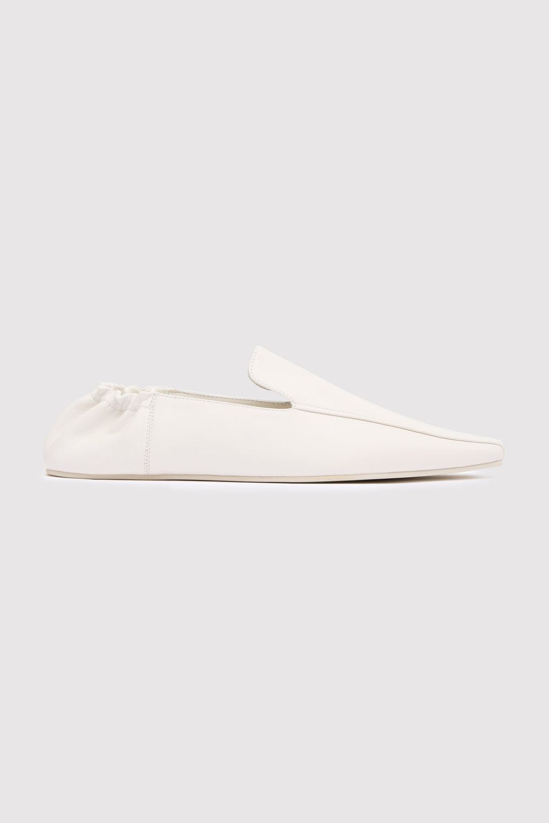 Flat Loafer - White