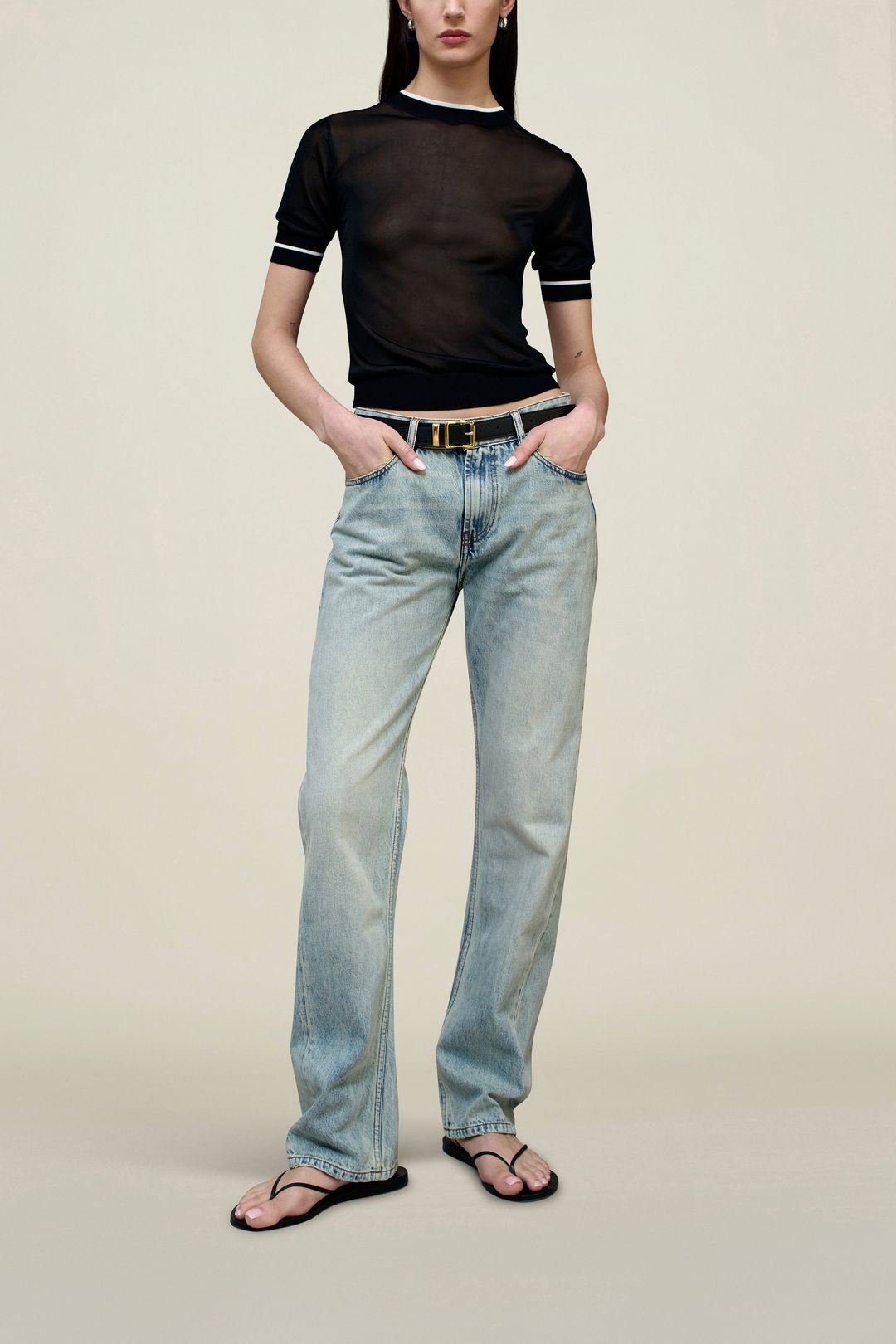 Adina Low-Rise Jean in Cotton Denim #4