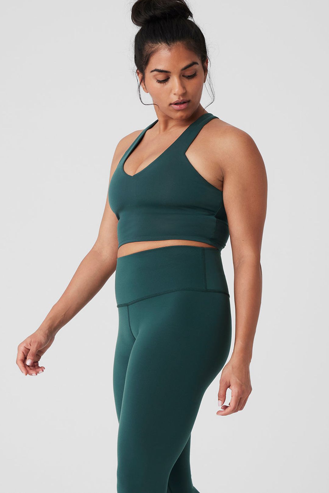 Airbrush Real Bra Tank - Midnight Green #7