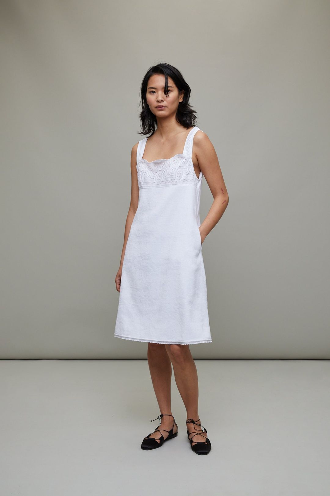 Rossana B Dress in White #2