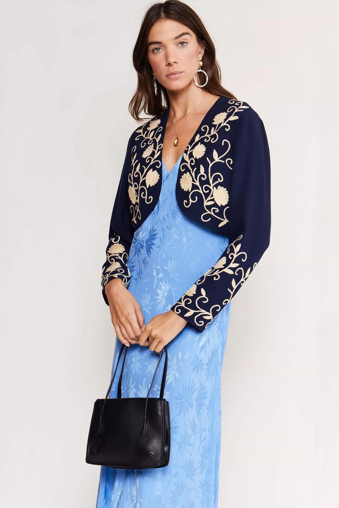 Sandrine - Daisy Jacquard Blue #3