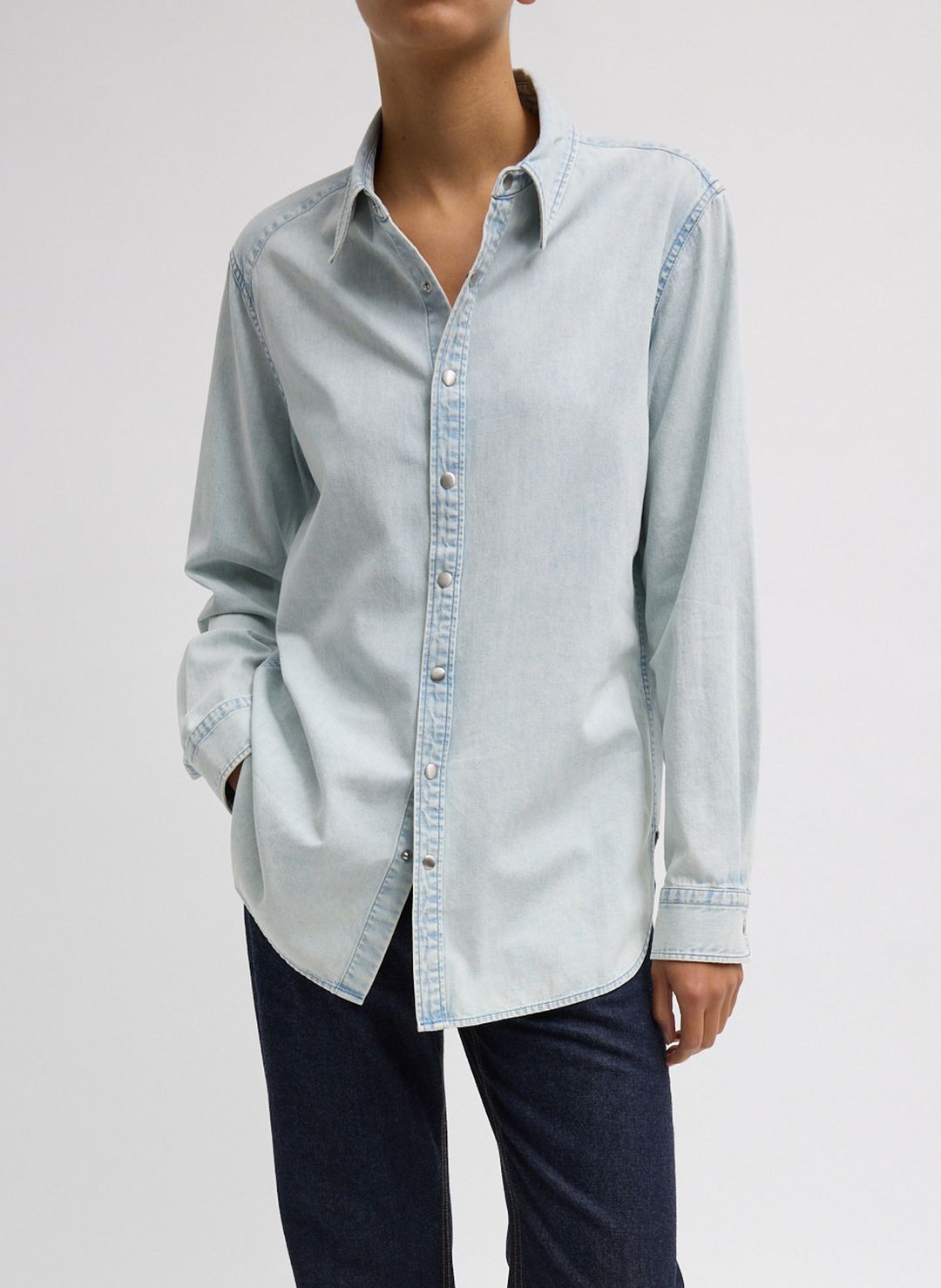 Charlie Men's Slim Denim Shirt