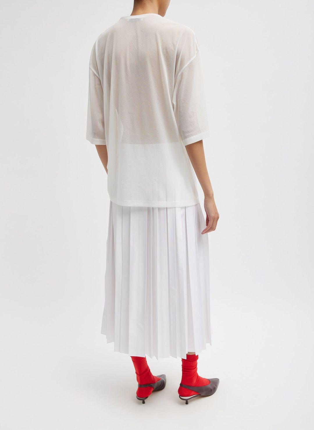 Sheer Gauze Easy T-Shirt #5