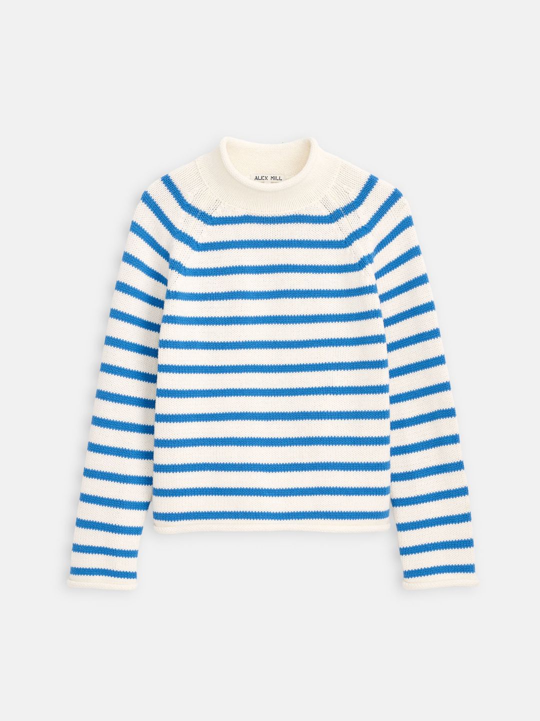 Eastport Striped Rollneck In Cotton