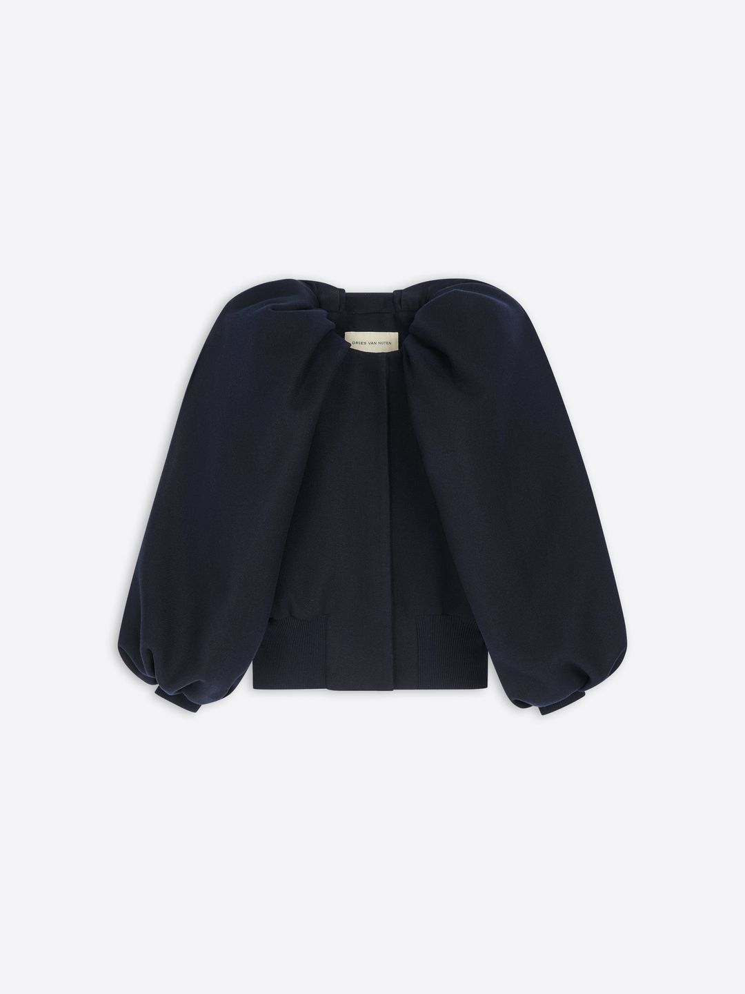 Constructed wool jacket