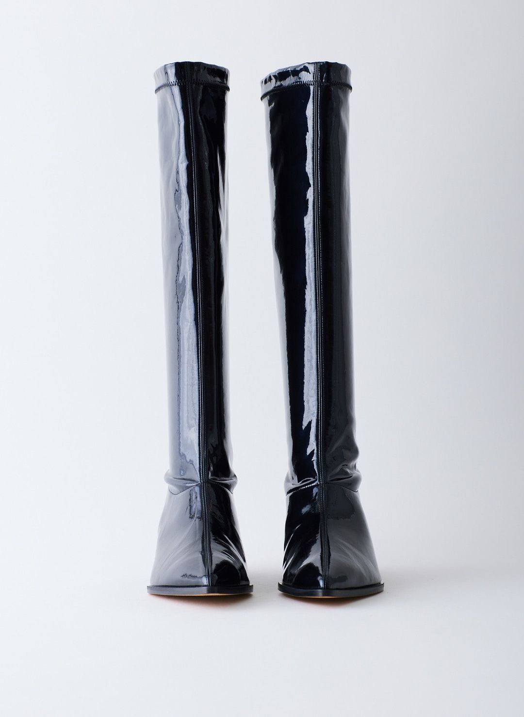 Bronson Faux Patent Leather Boot - Narrow Calf #5