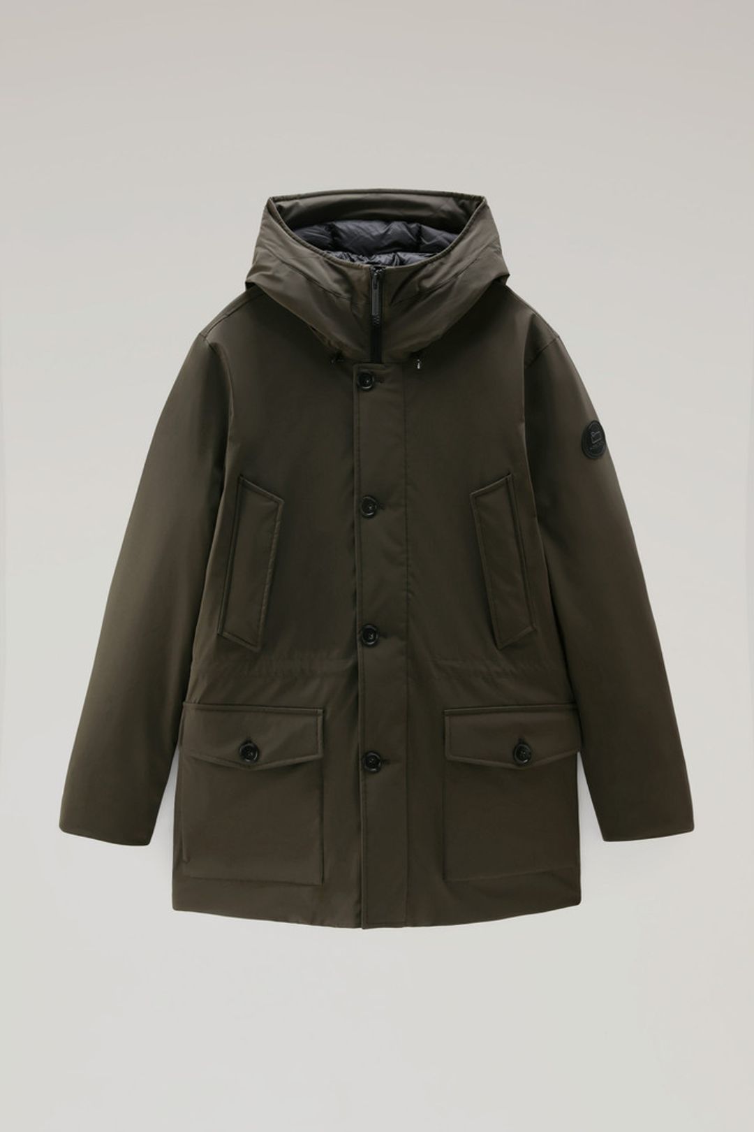 Arctic Parka in Stretch Nylon - Men - Green
