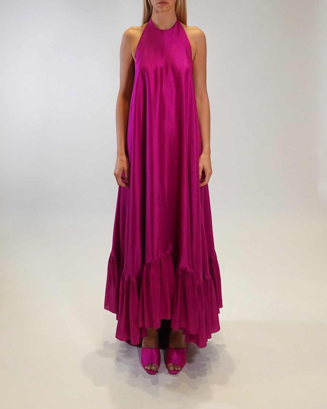 Sadie Raw Silk Gown #24
