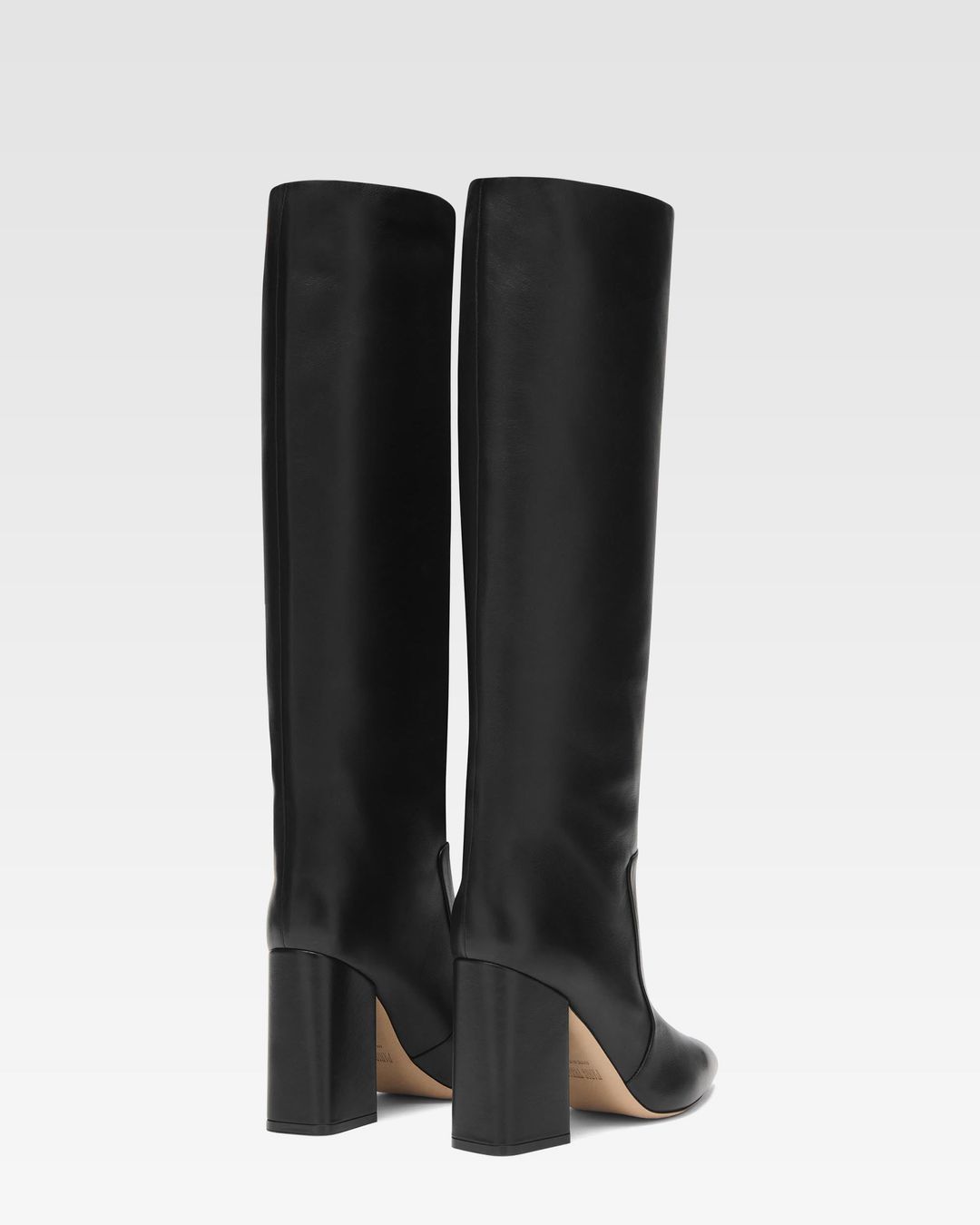 Black nappa leather boots #3