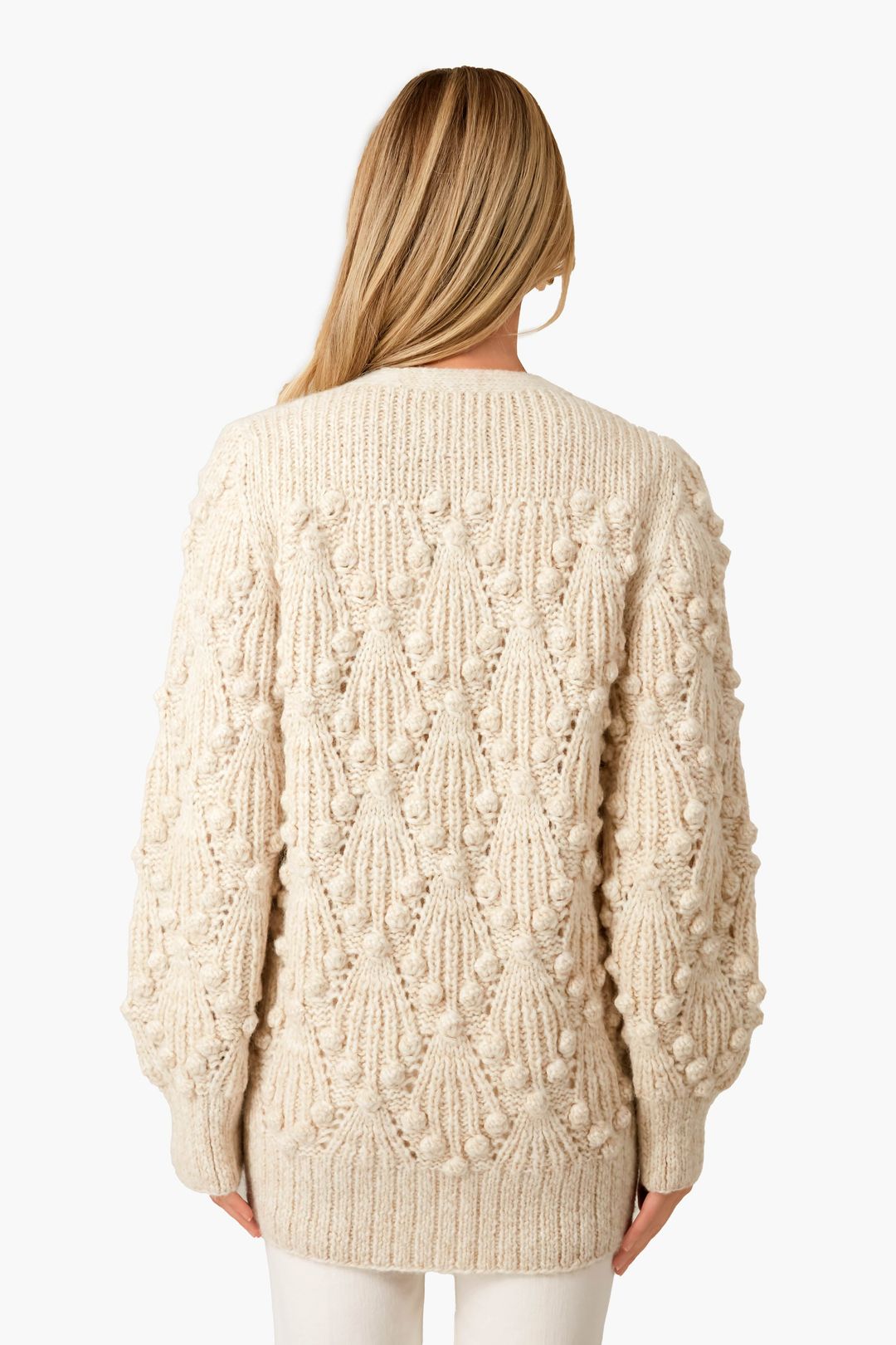 Nude Tweed Courtney Cardigan #4