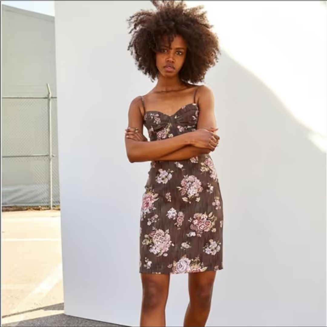 HM x Brock - Brown Floral Dress