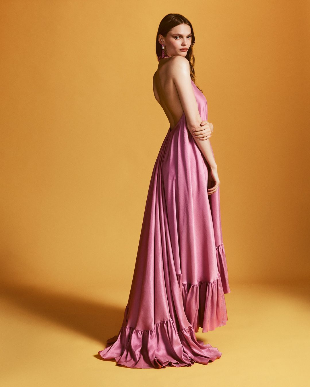 Sadie Raw Silk Gown