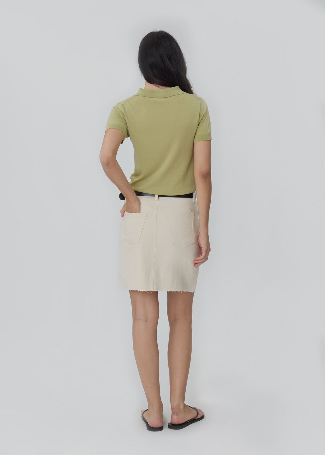 Lima Skirt in Bone #5