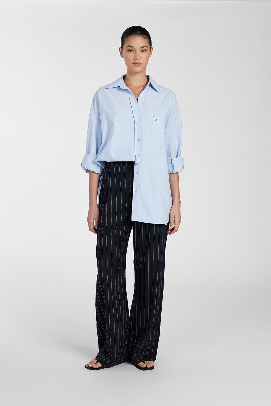 SANDER NAVY STRIPE PANT