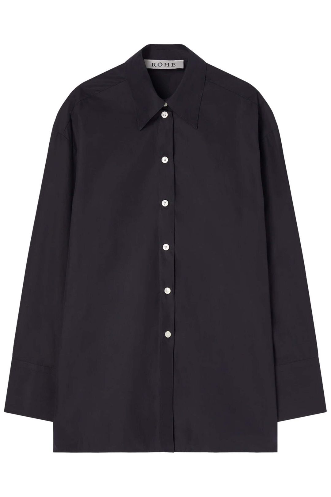 Noir Open Black Shirt