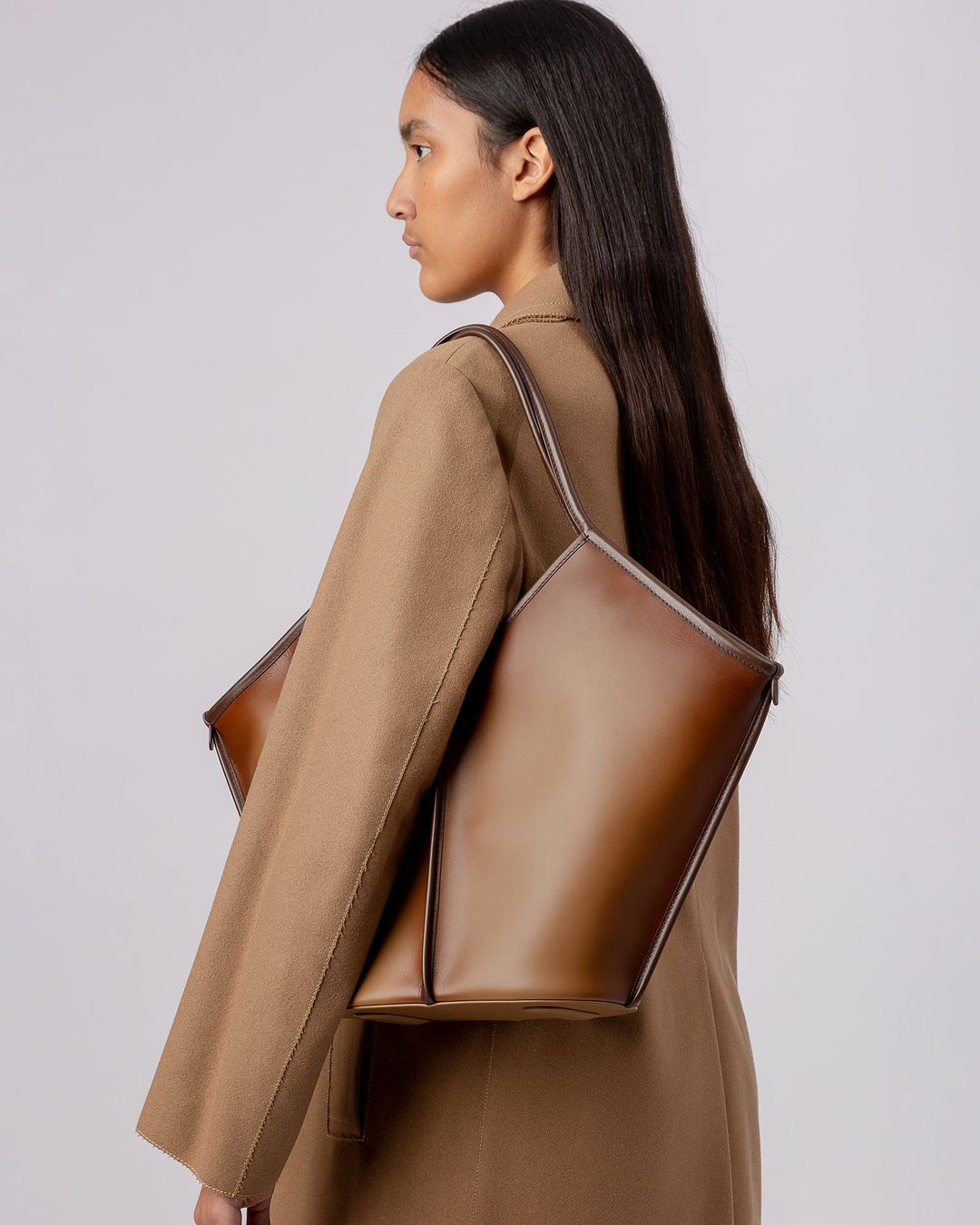 CALELLA AIRBRUSHED - Leather Tote Bag