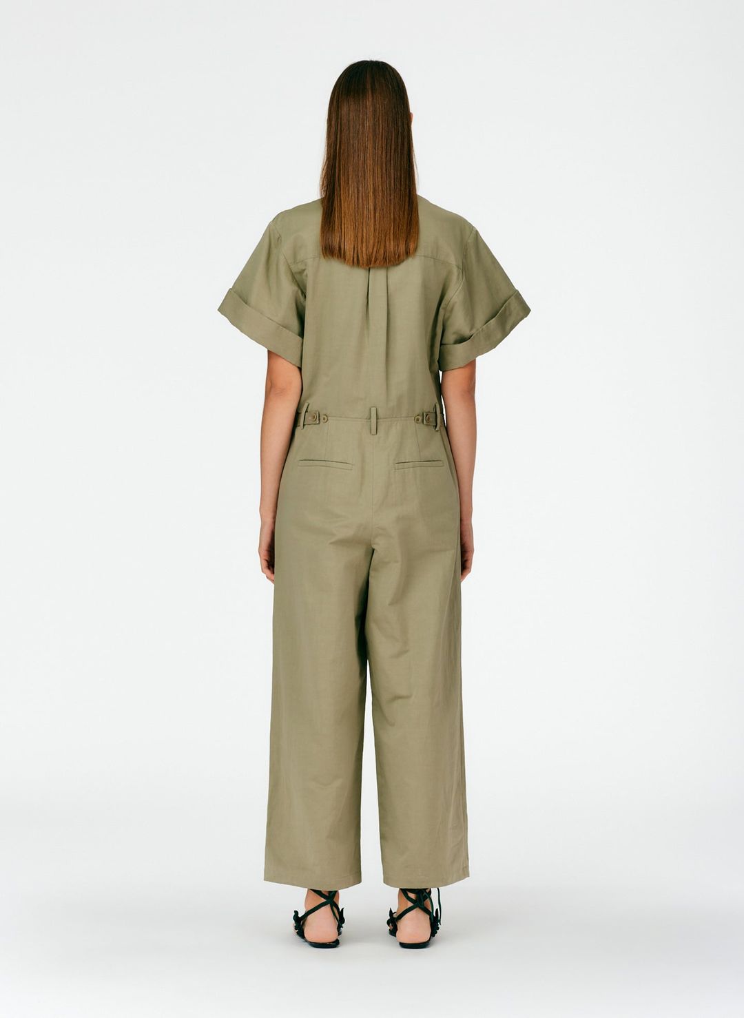 Cotton Linen Sateen Jumpsuit #14