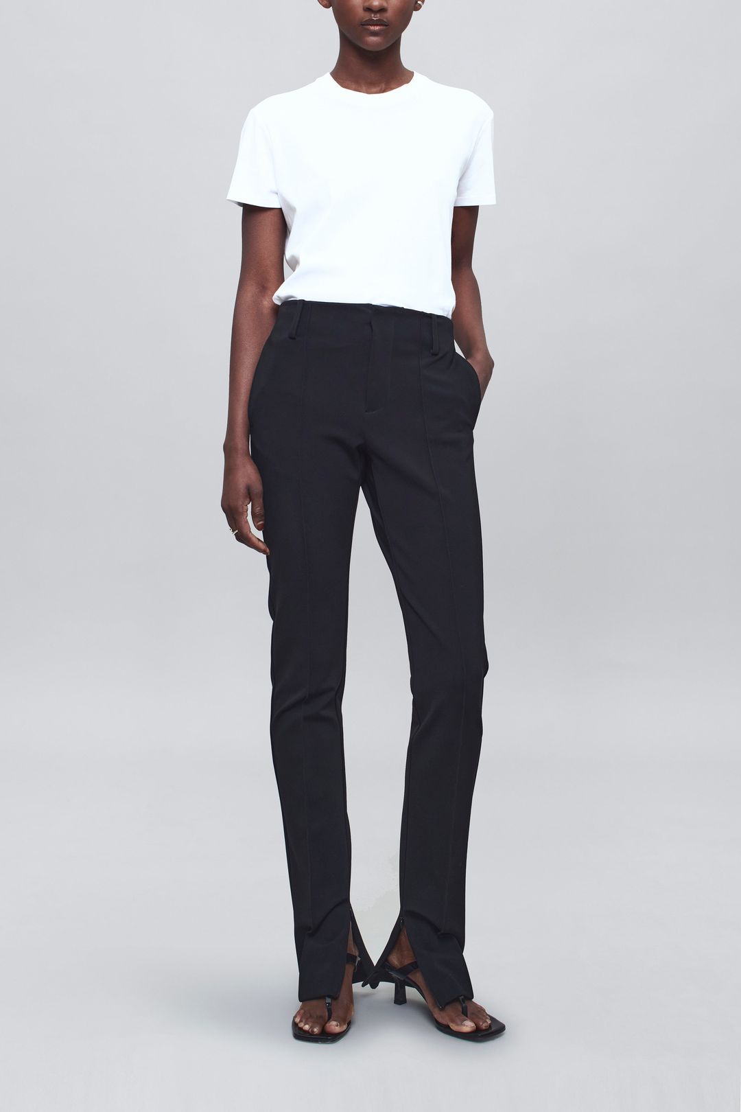 Enzo Pant in Stretch Knit Suiting