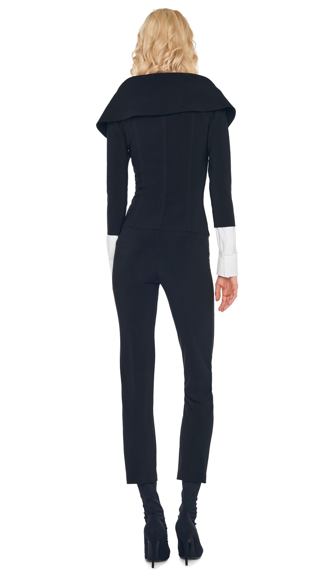 PENCIL PANT with OFF SHOULDER SINGLE BREASTED JACKET #3