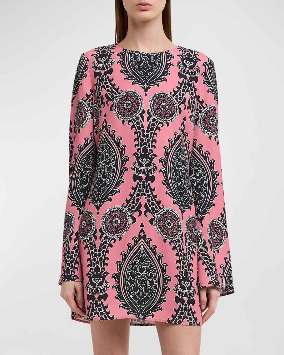 Supremes Long-Sleeve Mini Swing Dress #3