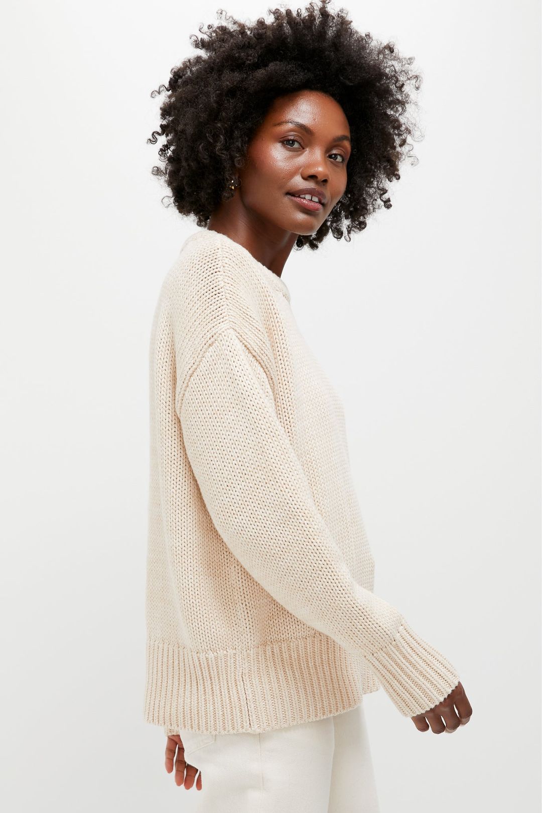 Sandstone Cotton Cliff Crewneck Sweater #3