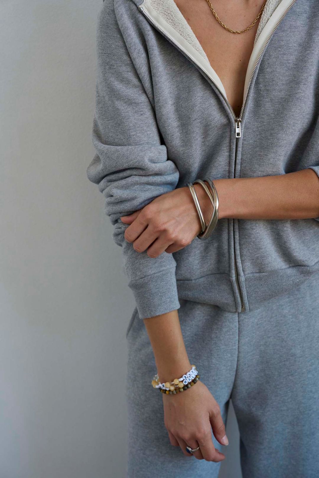 The Bird Hoodie in Heather Grey #3