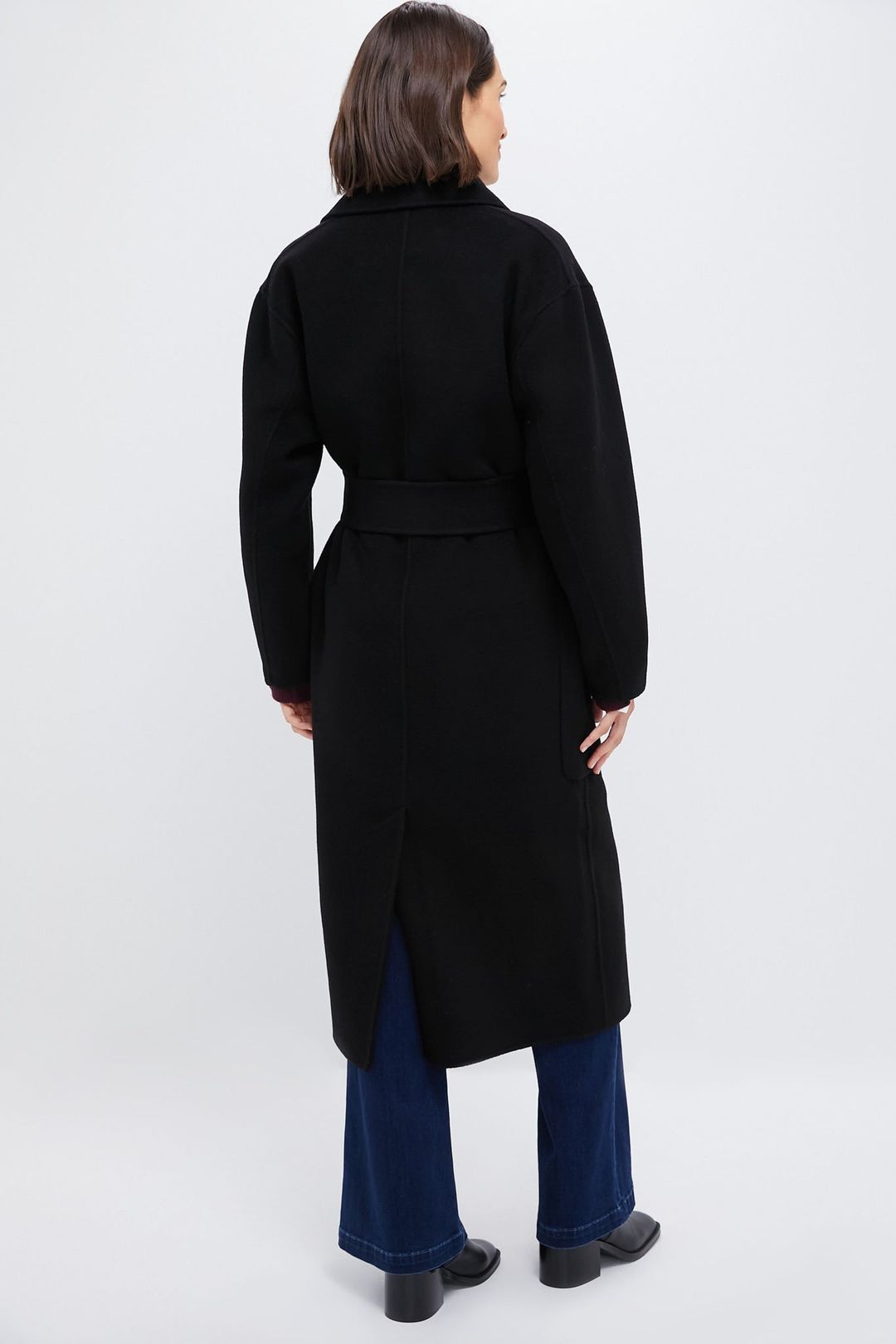Black Wool Trinity Coat #4