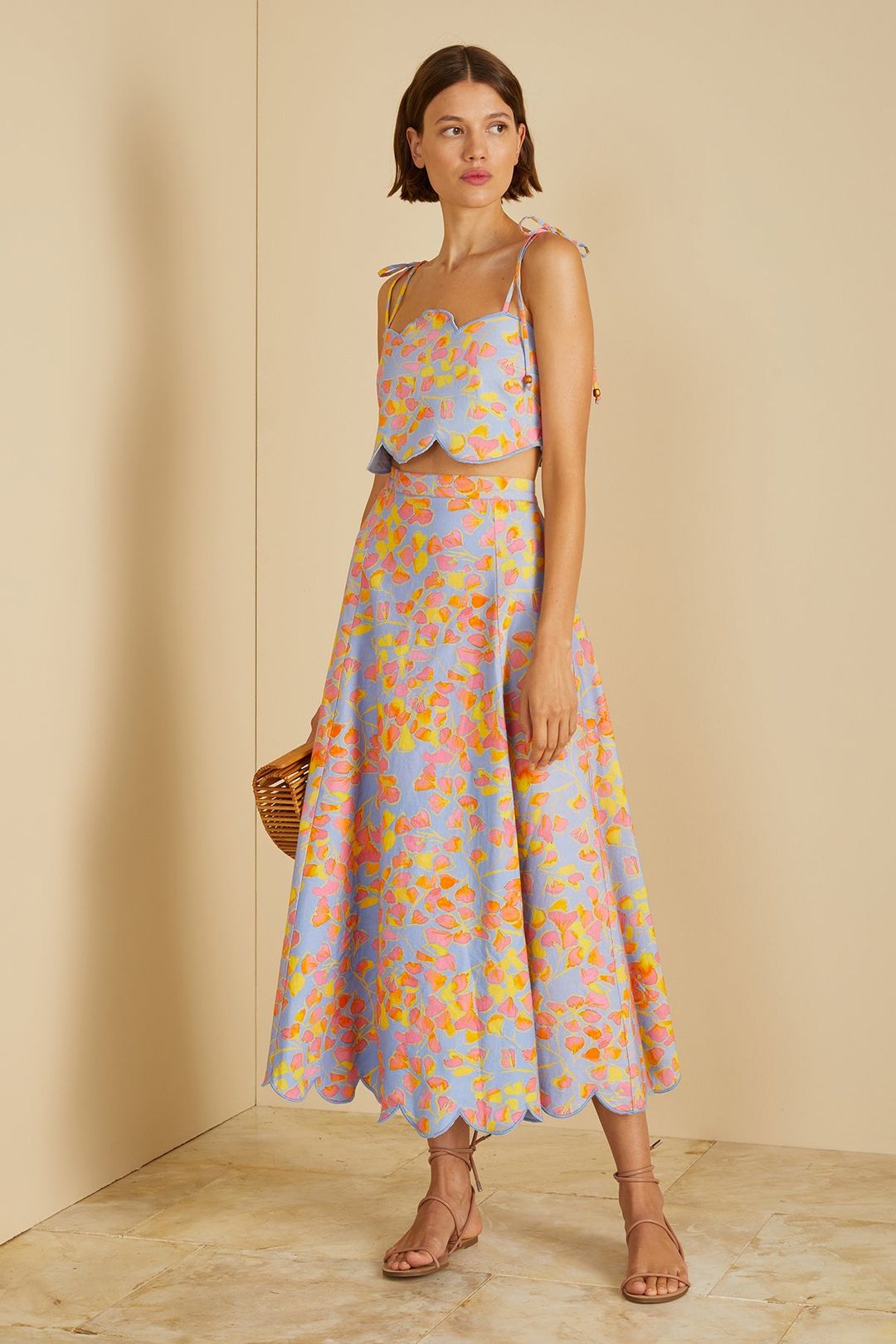 Dia Tie Scallop Top #5