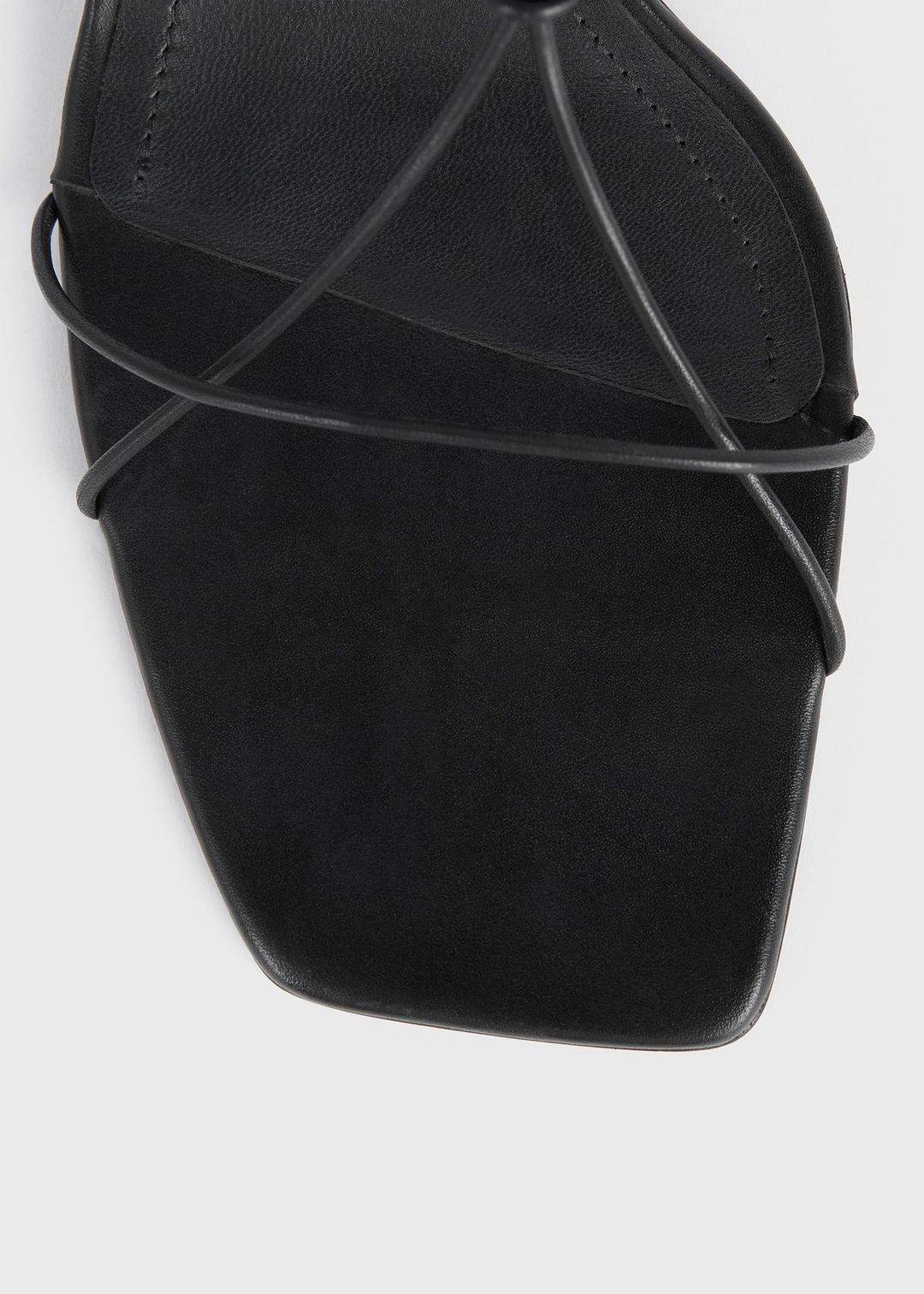 The Leather Knot Sandal black #5