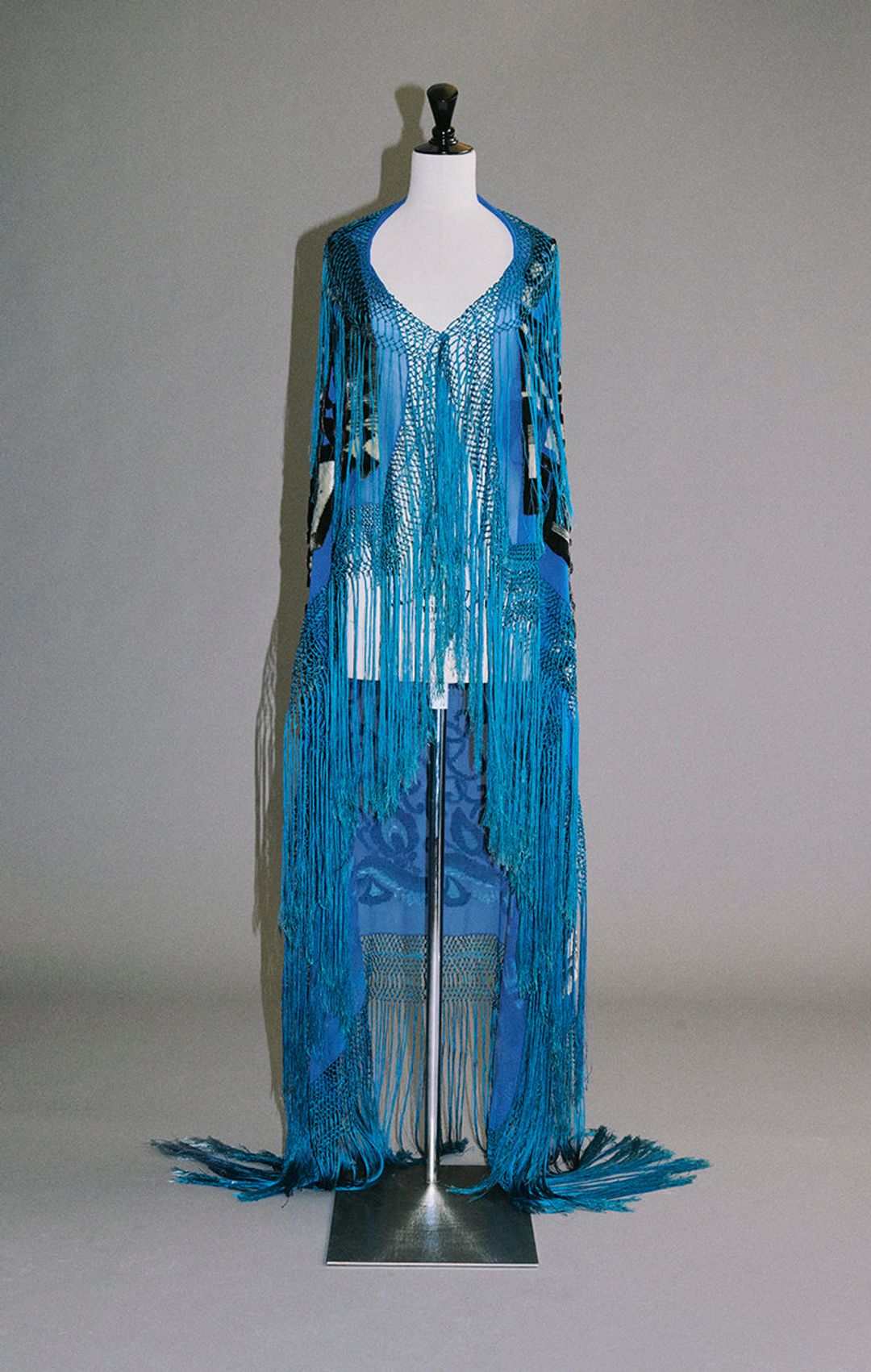 Flocked Velvet Shawl, 1900