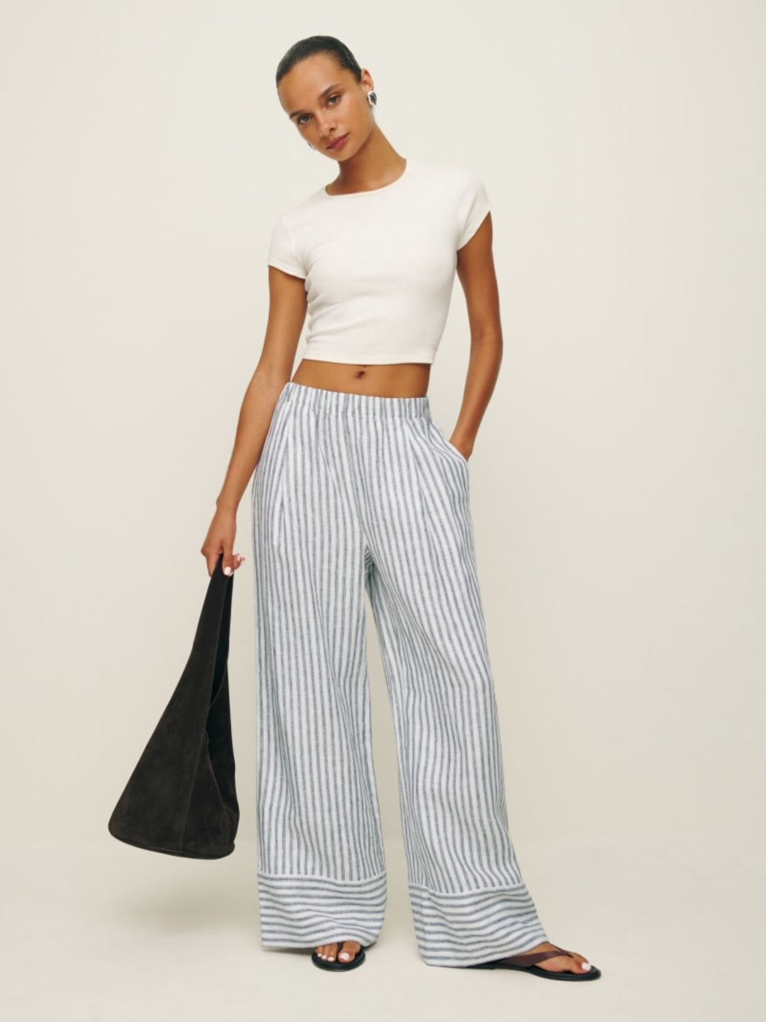 Fernando Wide Leg Linen Pant #2