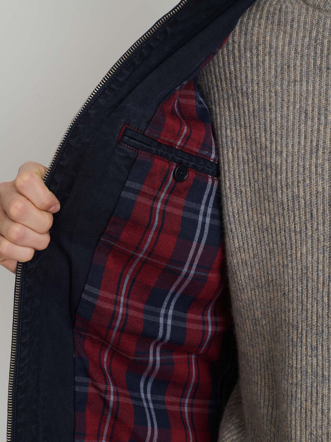 Miller Zip Jacket in Canvas #5