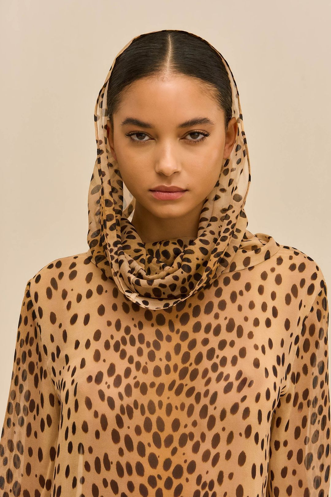 GAIANNE COVER-UP DRESS - CHEETAH