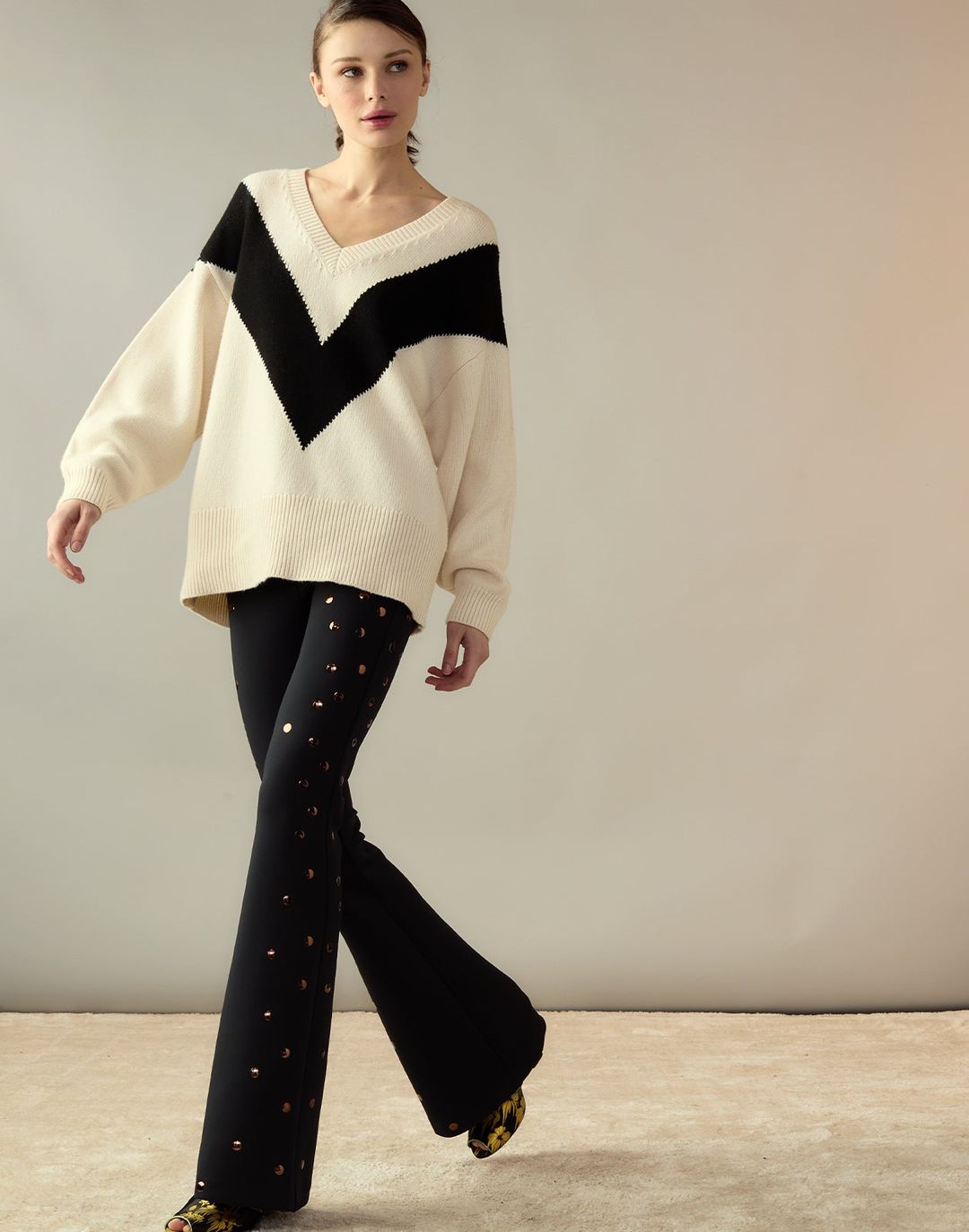 Studded Bonded Pants #4