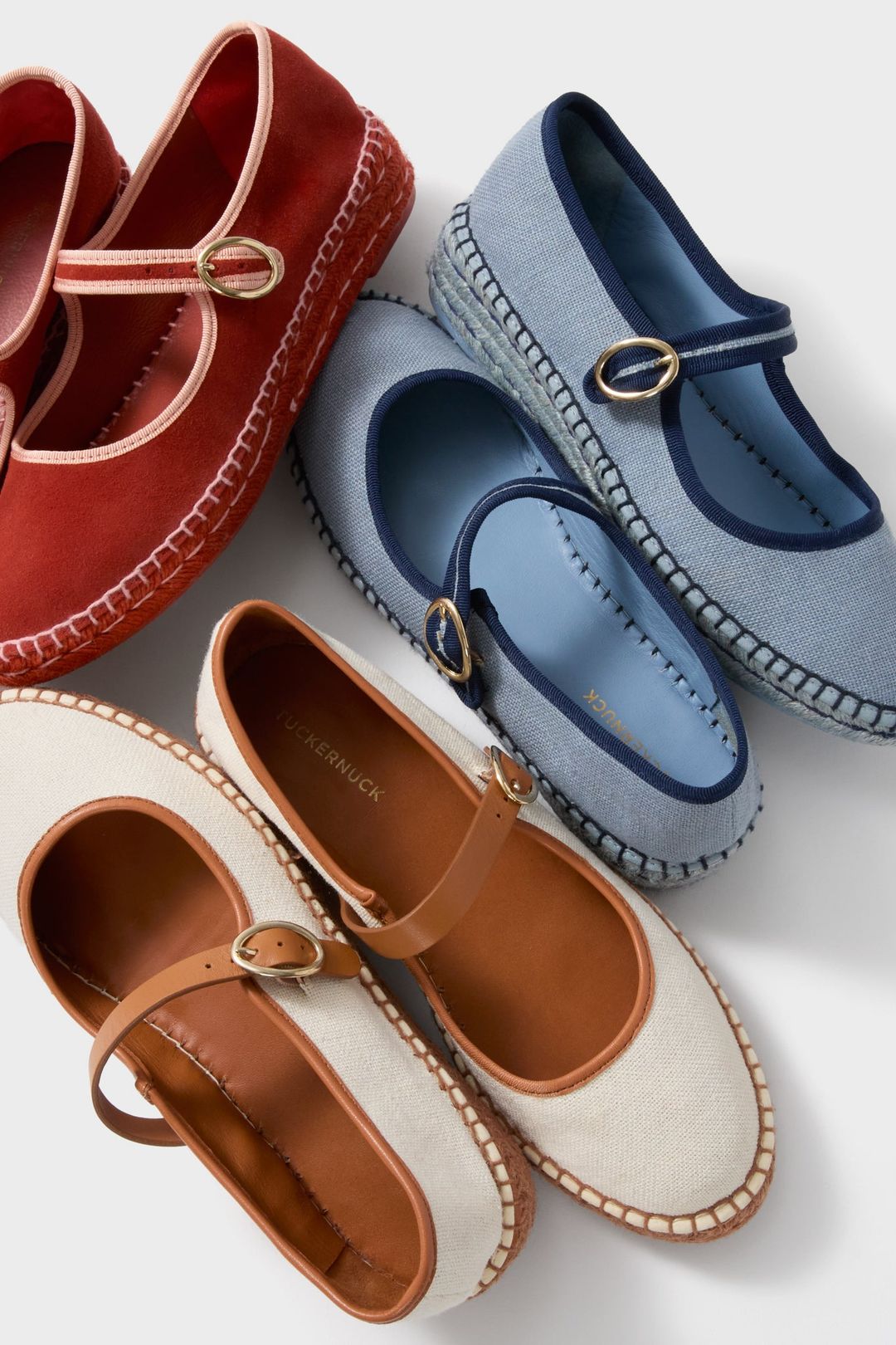 Blue Chambray Jamie Espadrille Flats #6