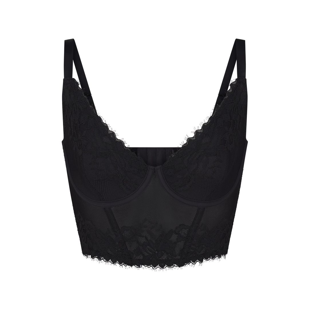 LACE LINED DEMI CORSET