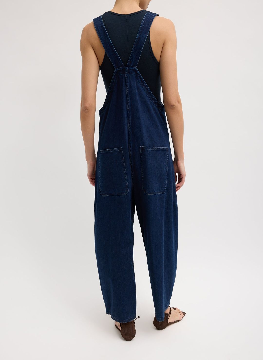 Classic Indigo Denim Jumpsuit #3