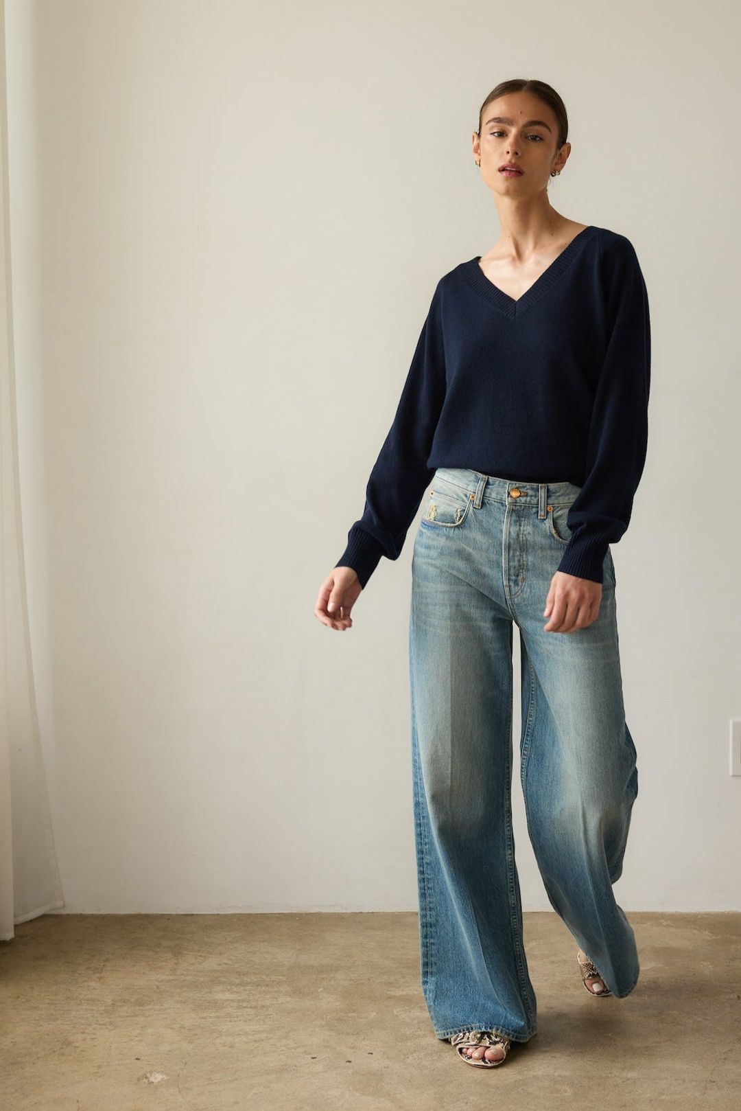 The Lax Wide in Worn Indigo #7