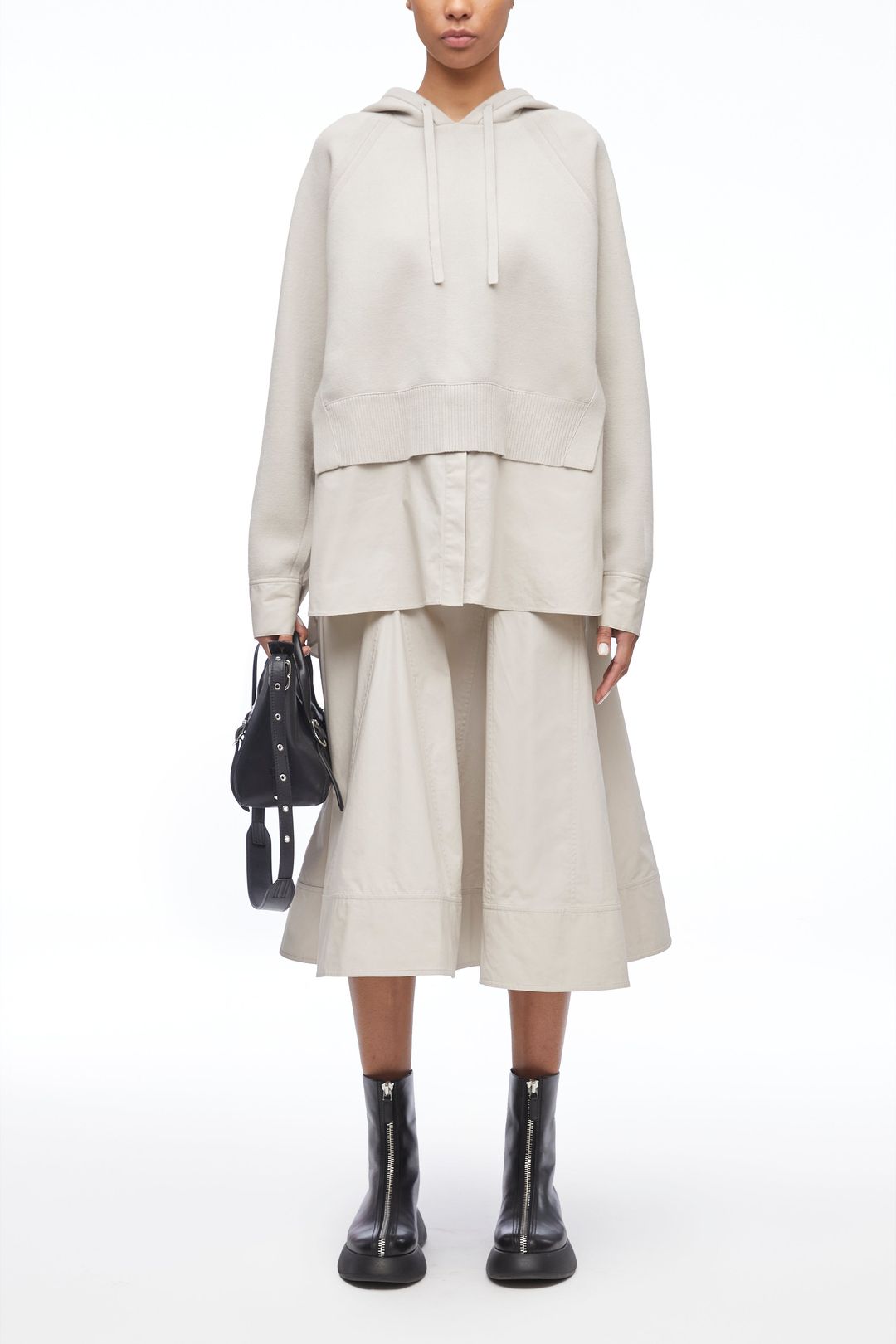 Full Milano Poplin Oversized Hoodie