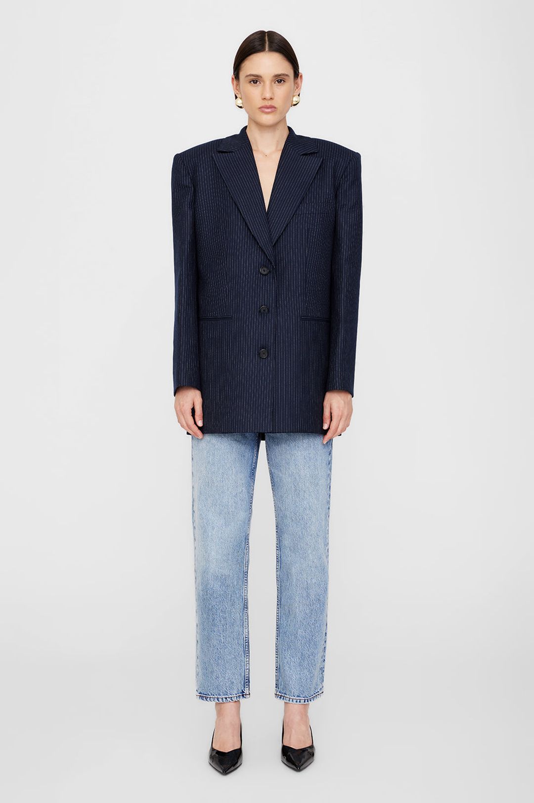 Declan Blazer - Navy Pinstripe #5