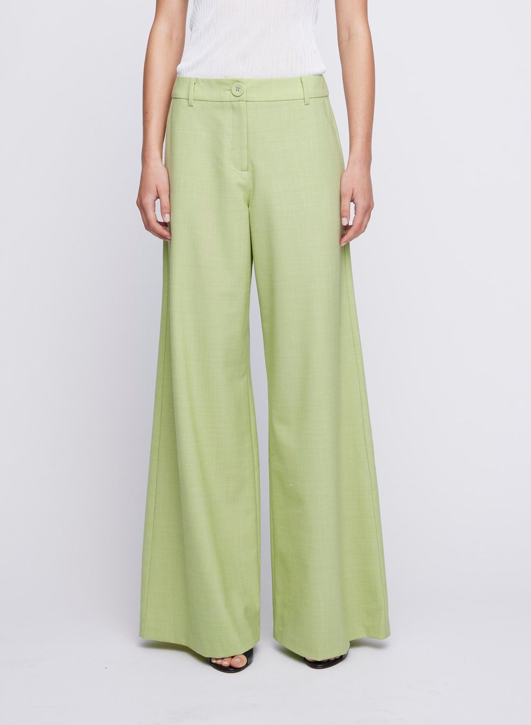 RILEY PANTS (GREEN MELANGE