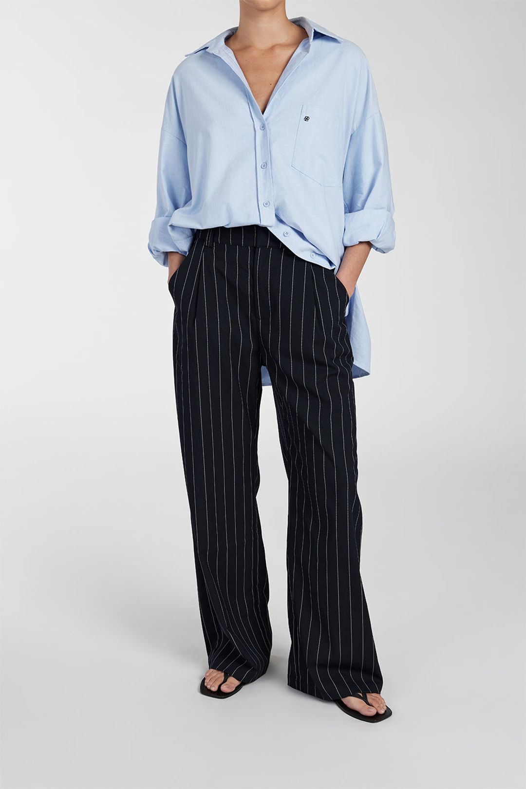 SANDER NAVY STRIPE PANT