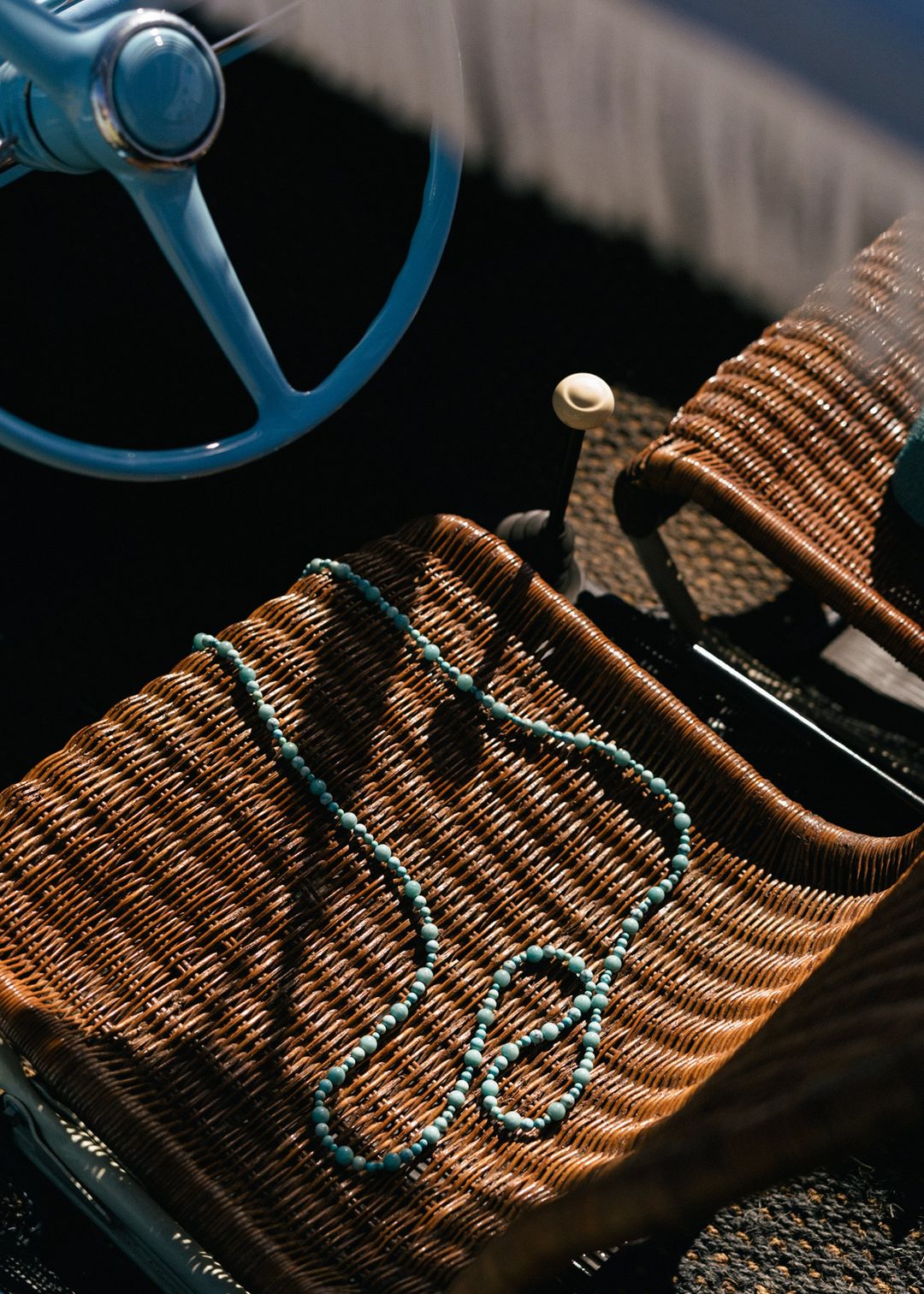 Jennifer Behr x Julia Berolzheimer Malta Necklace -- Turquoise #5