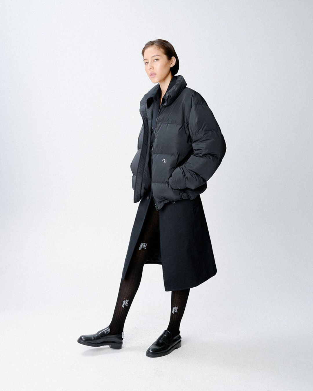 Puffer Jacket in Black #3