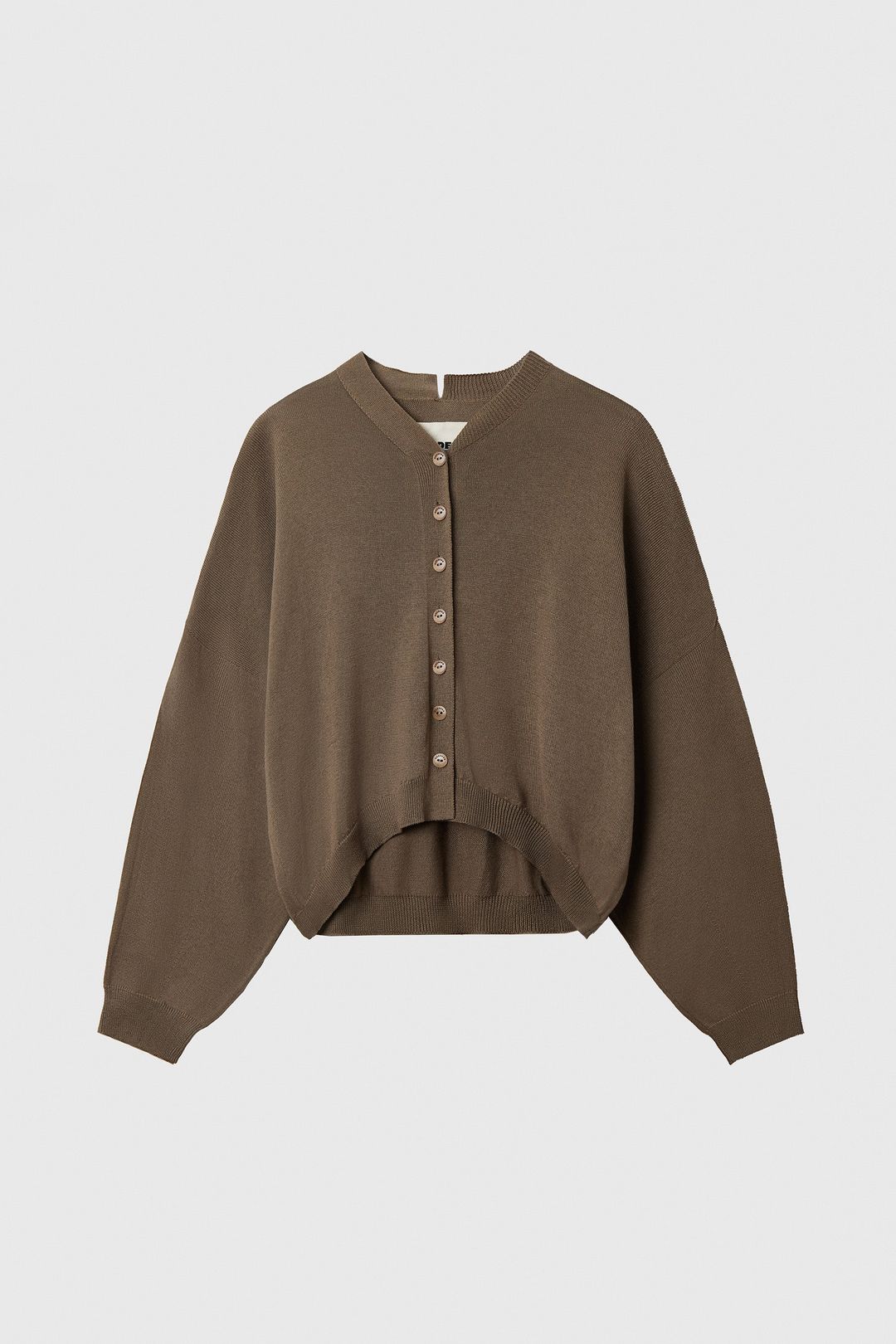 COTTON & CASHMERE CARDIGAN TAUPE #4
